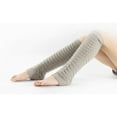 thumbnail image 2 of LEKODE Ballet Leg Warmers Knee High Leg Warmers Long Leg Warmers Warm Leg Warmers Knit Leg Warmers for Women Womens Leg Warmers Women Leg Warmers Cotton Leg Warmers Gray One Size, 2 of 7