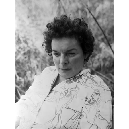 mercedes mccambridge portrait wearing printed blouse photo mercedes mccambridge portrait wearing printed blouse photo