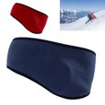 thumbnail image 3 of 2X Head Band Ear Warmers Mens Womens Winter Fleece Soft Stretch Muffs Ski Sports, 3 of 4