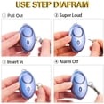 thumbnail image 5 of Alarma de emergencia personal, 5 unidades, alarma de seguridad Scream Safesound de 120 dB, llavero de emergencia con linterna antiagresión y luz LED para mujeres, niños y ancianos., 5 of 5