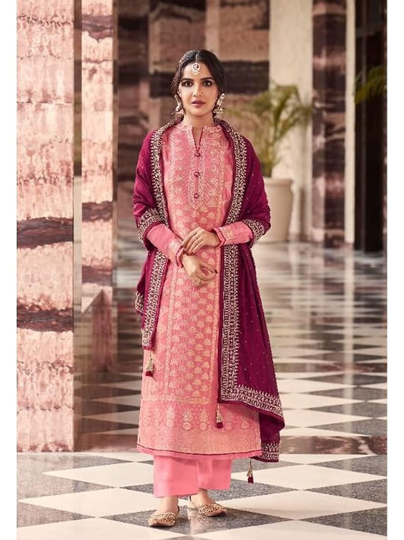 Ready to Wear Pakistani Designer Salwar Kameez Dresses Indian Plazzo Dupatta Suits ( Pink, M - 40 ) - Walmart.com Ready to Wear Pakistani Designer Salwar Kameez Dresses Indian Plazzo Dupatta Suits ( Pink, M - 40 ) - Walmart.com