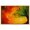 Gold Frame, variant on Fire and Ice Tree I Canvas Nature Wall Decor by Art Remedy, Gallery Wrapped, 15 x 10