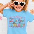 thumbnail image 2 of Curuila Child Toddler Girls T-Shirts Short Sleeve Letter Print Crew Neck Tops For Girls Everyday Wear Fashionable Tee Size 10-11 Years, 2 of 5