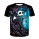 thumbnail image 4 of Camisetas de Halloween de Disney, pesadilla antes de Navidad, Jack Skellington, estampado 3D, camiseta de gran tamaño a la moda para hombres y mujeres, camisetas para niños, 4 of 4