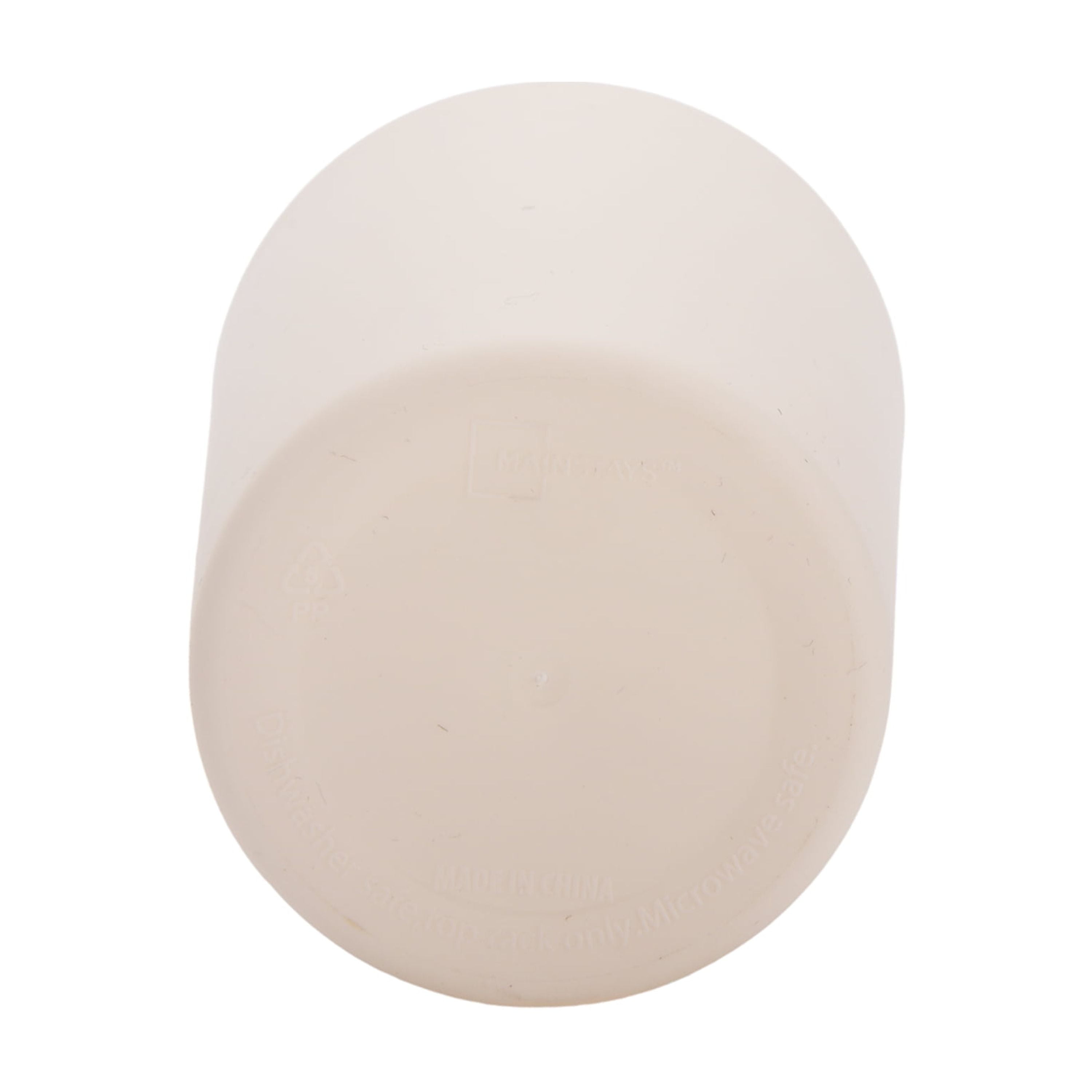 (10 pack) Mainstays - Cream Round Plastic Tumbler, 18-Ounce