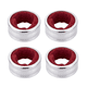 thumbnail image 1 of Paquete de 4 collares de botella de vino de acero inoxidable de cocina, anillo de goteo de vino duradero, 1 of 5