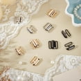 thumbnail image 5 of Alloy 12 Sets 3 Colors Bra Closure Clasps 0.7 Inch Front Closing Bikini Clasp Clicker Closure Bikini Hook Closure Garment Clasps Bra Buckle for Sewing Lingerie Swimsuit Golden/Platinum/Black, 5 of 6