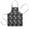 Black Christmas Snowflake, variant on Beige Christmas Tree Pattern Kids Aprons for Girls and Boys,Adjustable Neck Strap Toddler Aprons for Kids Cooking Baking