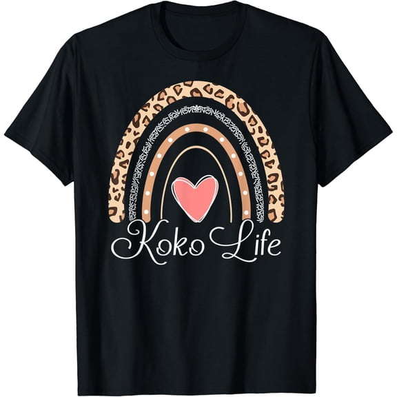 Koko Life Boho Rainbow Grandma T-Shirt Size S-5XL