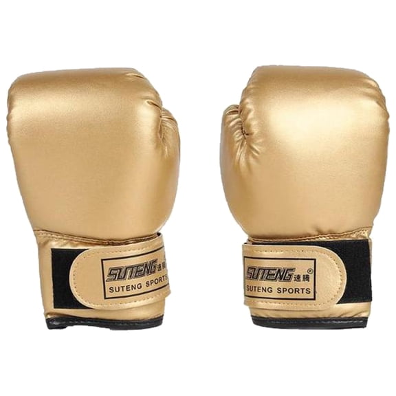 Whoamigo Kids Adjustable Boxing Gloves, Golden