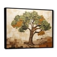 thumbnail image 3 of Designart "Majesty of Green Baobab African Tree II" Extra Large Floral Framed Wall Art - Global Green Tree African Living Room Framed Canvas Art, 3 of 7