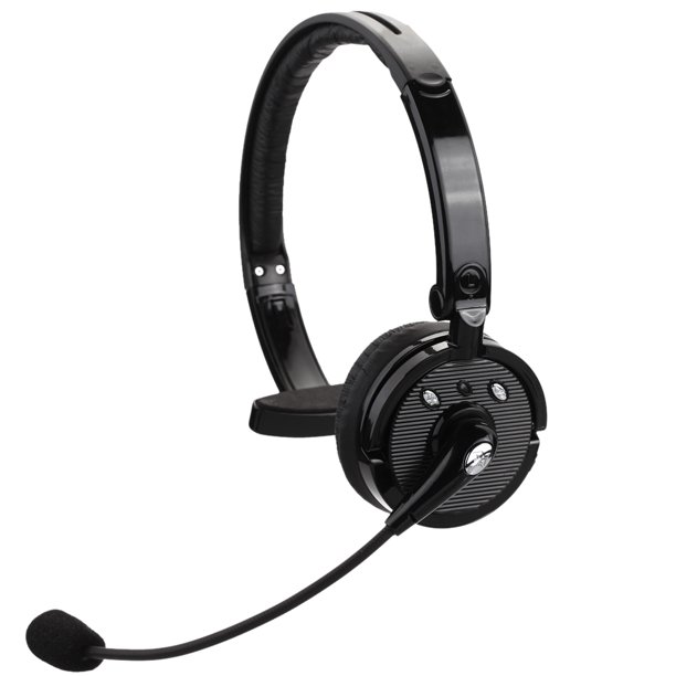 OverTheHead Boom Mono Multipoint Wireless Bluetooth Headset Hands