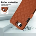 thumbnail image 5 of Case for iphone 16e Anti Theft Brush Leather Wallet Case Premium Protection Stand Function Crossbody Style with 5 Card Slots, 5 of 5