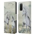 thumbnail image 1 of Head Case Designs Officially Licensed Simone Gatterwe Horses White On The Beach Leather Book Wallet Case Cover Compatible with Samsung Galaxy S20 / S20 5G, 1 of 6