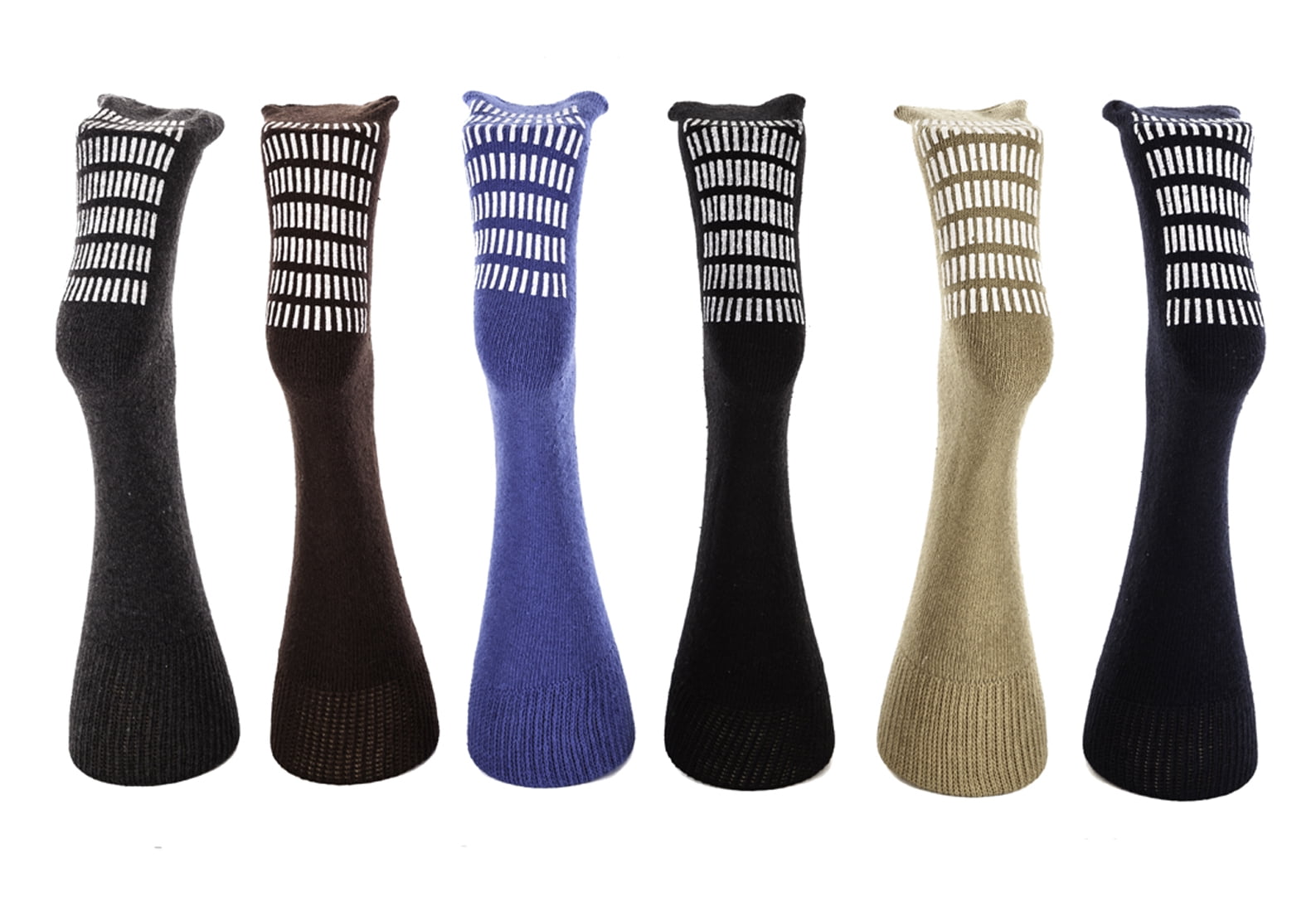 Mens Slipper Sock With Gripper Bottom (12 Pair's)