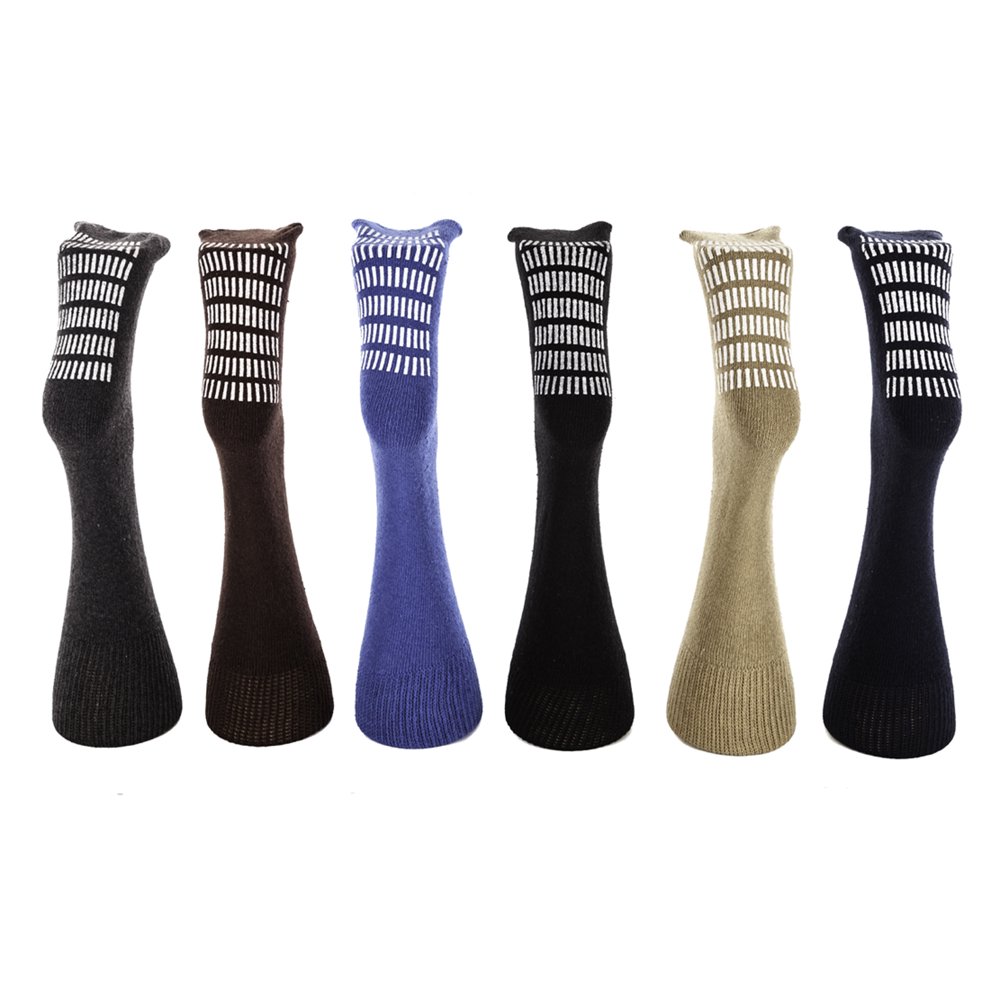 Nobles Health Care Product Solutions Mens Slipper Sock With Gripper