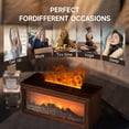 thumbnail image 4 of Aromatherapy Diffuser Simulation Fireplace with Dynamic Flame Effect Colorful Aromatherapy Diffuser for Home & Office B, 4 of 5