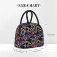 thumbnail image 2 of Salouo Snake And Flower for Insulated Lunch Bag for Women/Men - Leakproof Cooler Tote Bag Organizer - Reusable Lunch Box for Office Picnic Hiking Beach-One Size, 2 of 6
