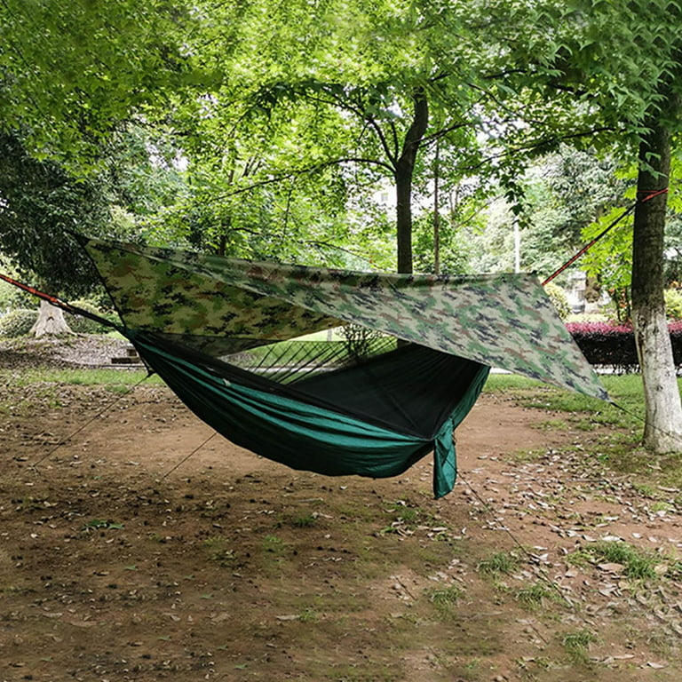 Sunyear Hammock Camping with Rain Fly Tarp and Net Portable