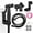 Black, variant on YEAHMART Handheld Bidet Sprayer for Toilet-Adjustable Water Pressure Jet Spray with Bidet Hose for Feminine Wash, New Premium Stainless Steel Muslim Shower Toilet Bidet Cloth Diaper Sprayer Set