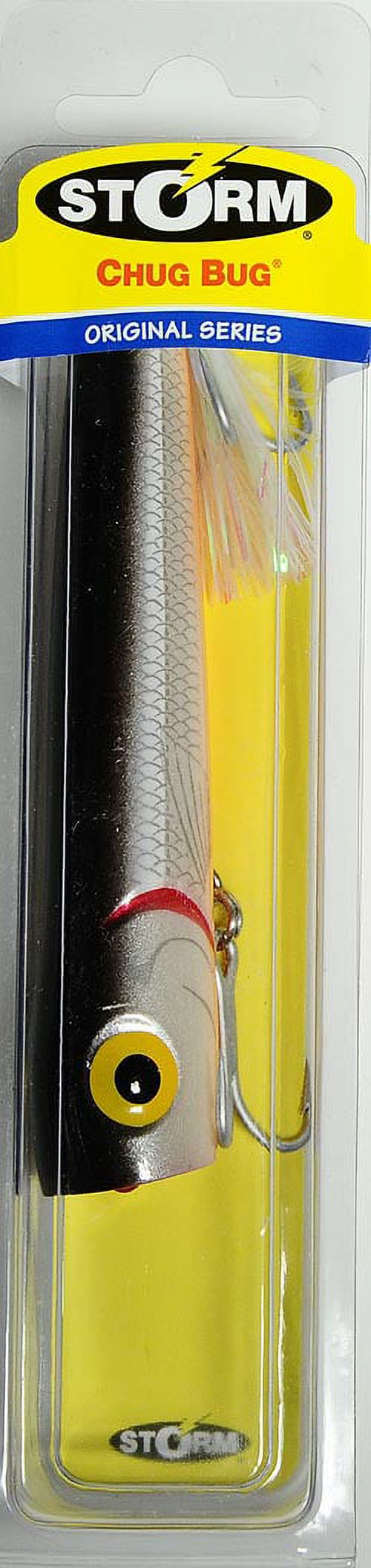 (2 pack) Storm Saltwater Rattlin' Chug Bug 4 3/8" Topwater Fishing Lure 15/16oz Tennessee Shad