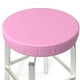 thumbnail image 3 of Balery Pink Fundas de asiento para taburete de bar redondo de tela de terciopelo ajustables que protegen de arañazos y manchas para sillas de 14 a 17 pulgadas.-13 inch, 3 of 7