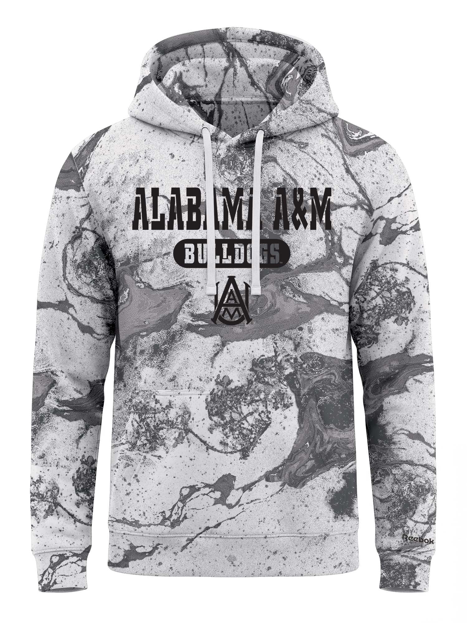 Alabama A&M Bulldogs Reebok Mens All Over Print Hooded Sweatshirt