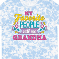 thumbnail image 4 of Inktastic My Favorite People Call Me Grandma with Flowers T-Shirt, 4 of 5