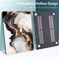 thumbnail image 4 of Funda DONGKE para MacBook Air M4 de 13,6 pulgadas con Touch ID, color mármol, 4 of 7