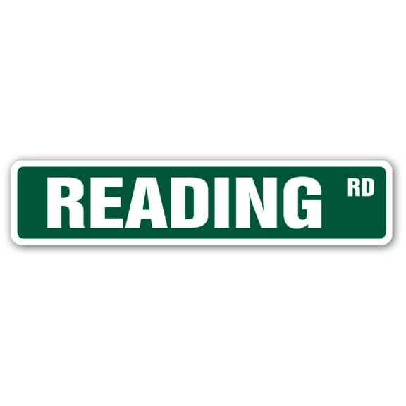 SignMission SS-READING 4 x 18 in. Reading Street Sign