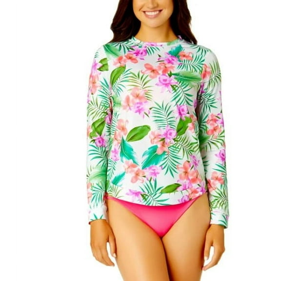 Hurley Ladies' Size Large (12) Long Sleeve Sun Protection Shirt UPF 50 