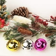 thumbnail image 6 of 10 Pcs Bells Christmas Tree Ornaments Multicolor Bells Christmas Tree Pendant Bell for Christmas Decoration - 5cm (Golden), 6 of 6