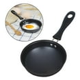 thumbnail image 4 of Sartén Antiadherente para Huevos Sartén Utensilios de Cocina de Aluminio 12cm Utensilios de Cocina Negros, 4 of 8