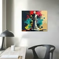 thumbnail image 4 of Orinice  - Abstract | Chess Piece Decor - Chess Poster - King and Queen Chess Art - Chess Board Decor - Chess Poster Print Artwork for Bedroom Office 20x16in, 4 of 6