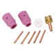 thumbnail image 4 of High quality 9-piece set for WP-17/18/26 TIG welding gun accessories, 4 of 5
