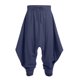 thumbnail image 5 of Ceisia Men's Trendy Solid Color Gift Plus Size Elastic Drawstring Waist Ankle Tied Casual Harem Pants, 5 of 5
