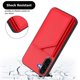 thumbnail image 5 of For Samsung Galaxy A36 5G Case Card Holder Kickstand Skin-Touch Phone Cover with Wrist Strap - Green, 5 of 5