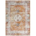 thumbnail image 1 of Distressed Floral Turkish Oriental Medallion Area Rug, 1 of 8