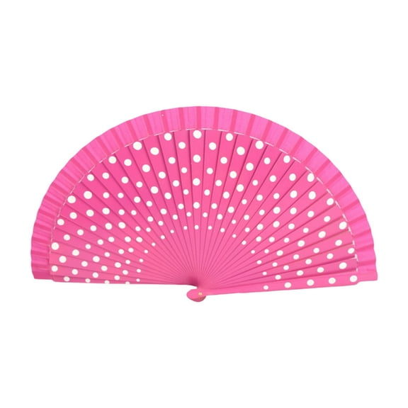 SIEYIO Flamenco Spanish Folding Hand Fan Wood Fan for Dance Parties Wedding Decorations