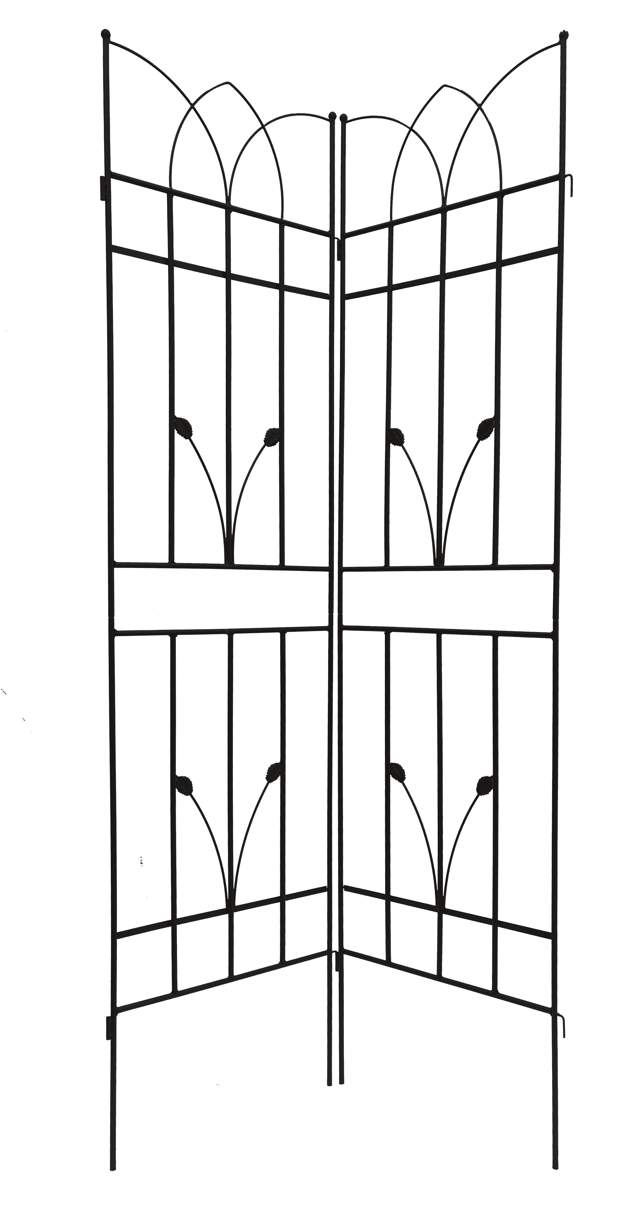 YANSHE 4 Pack Large Garden Trellis 71"Hx17.7"W Galvanized Metal Pipes Rustproof Plant Trellis For Climbing Rose Trellis Vine Vegetable Cucumber Potted Plant Support