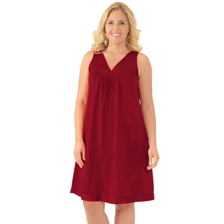 

Exquisite Form - Women s Sleeveless Short Nightgown - Style 30107