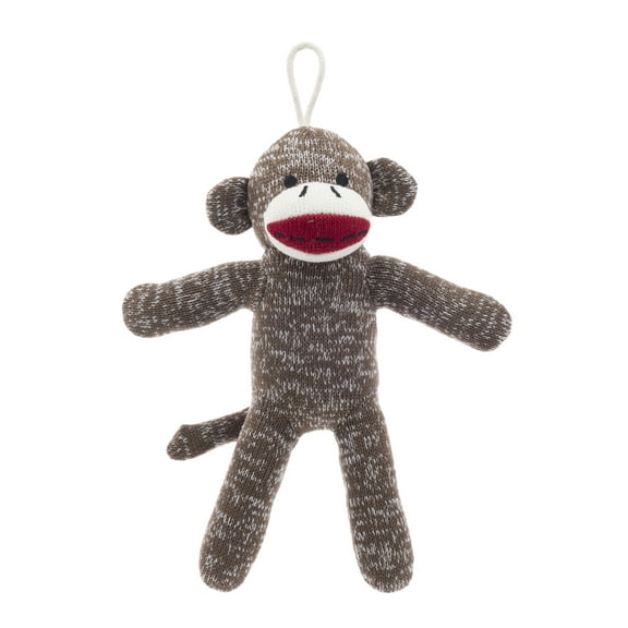 Vibrant Life Cozy Buddy Sock Monkey Dog Toy, Chew Level 1