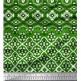 thumbnail image 1 of Soimoi Modal Satin Fabric Aztec Geometric Print Fabric by The Yard 42 Inch Wide, 1 of 3