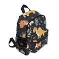 thumbnail image 2 of FORMRS School Backpack with Front Zippered Pocket 12" Elementary Student Travel Daypack, Orange Dinosaur, 2 of 6