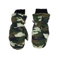 thumbnail image 1 of Inteprter 3 pares de manoplas para niños camuflaje impermeable de invierno para actividades al aire libre azul Suministros térmicos Verde, 1 of 5