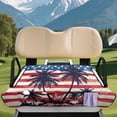 thumbnail image 3 of Pzuqiu Terry Cloth Golf Cart Seat Cover with American Palm Pattern, Warp Knitted Cover for Golf Trips and Outdoor, 3 of 9