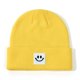 thumbnail image 1 of Gorro de punto para bebé, gorro de lana a juego, bonito gorro con estampado de emoticonos, gorro de otoño e invierno para niños, 1 of 6