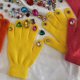 thumbnail image 5 of Guantes de uñas con diamantes de imitación para bricolaje, profesionales, mantienen el calor, engrosamiento, dedos completos, suaves, para manicura, amarillos, 5 of 12