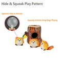thumbnail image 2 of IFOYO Dog Puzzle Toys, Squeaky Interactive Hide and Seek Puppy Puzzle Plush Toys, Fox, 2 of 7