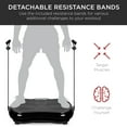 thumbnail image 6 of Best Choice Products Vibration Plate Exercise Machine Full Body Fitness Platform w/ Resistance Bands - Black, 6 of 7